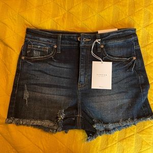 Denim shorts